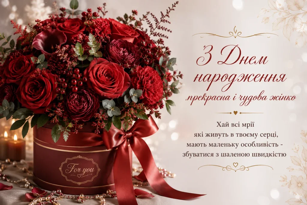 Розкішні червоні троянди для жінки