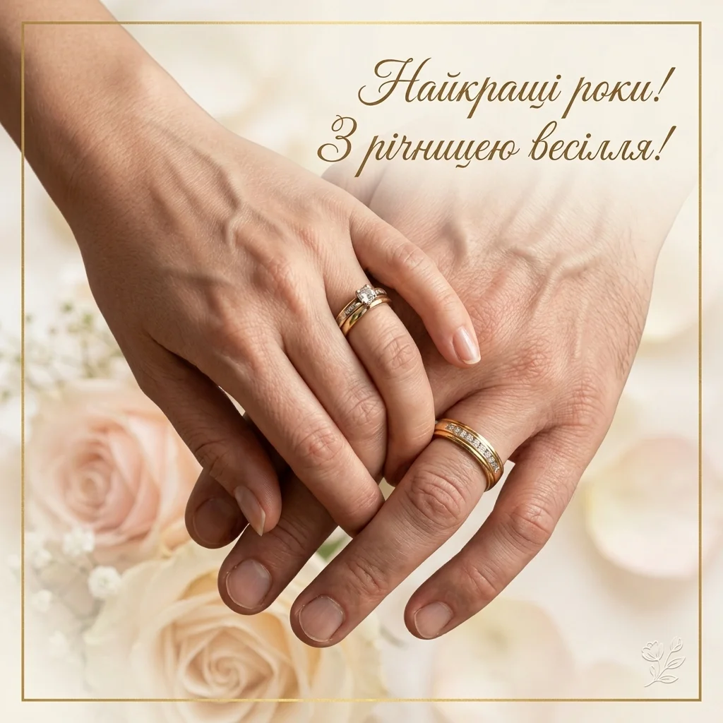 Руки одруженої пари
